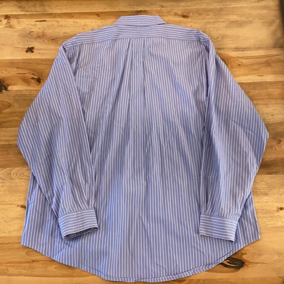 Ralph Lauren Classic Fit Blue Striped Button Down - Picture 4 of 4